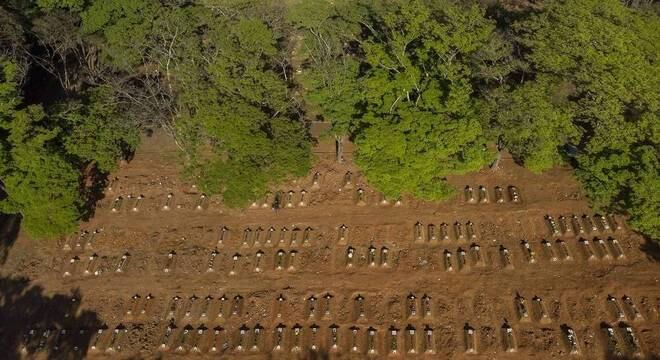 Número de mortos por covid-19 dobrou no Brasil em 50 dias