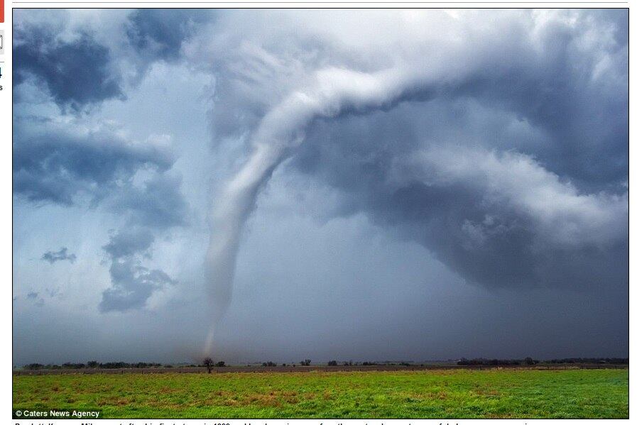 Essa imagem foi tirada em Burdett, no Kansas