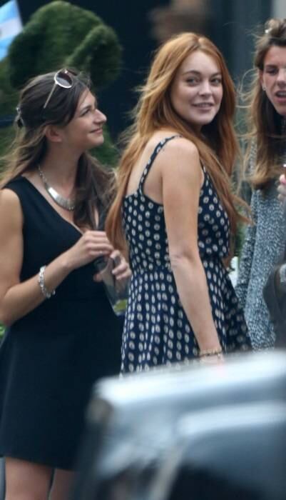 Lindsay Lohan foi flagrada em Londres, na Inglaterra, no último fim de semana