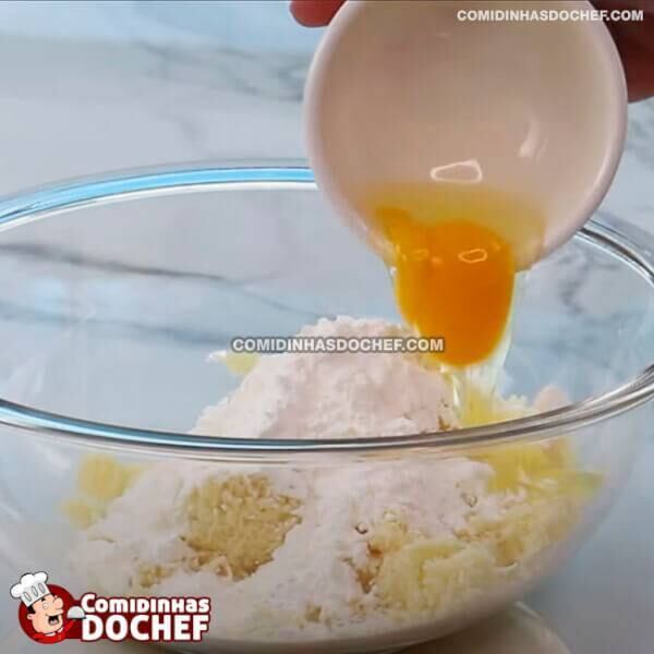 Bolinha de Queijo 3 Ingredientes
