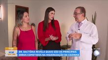 Dr. Bactéria revela quais são os principais erros cometidos na higienização da cozinha