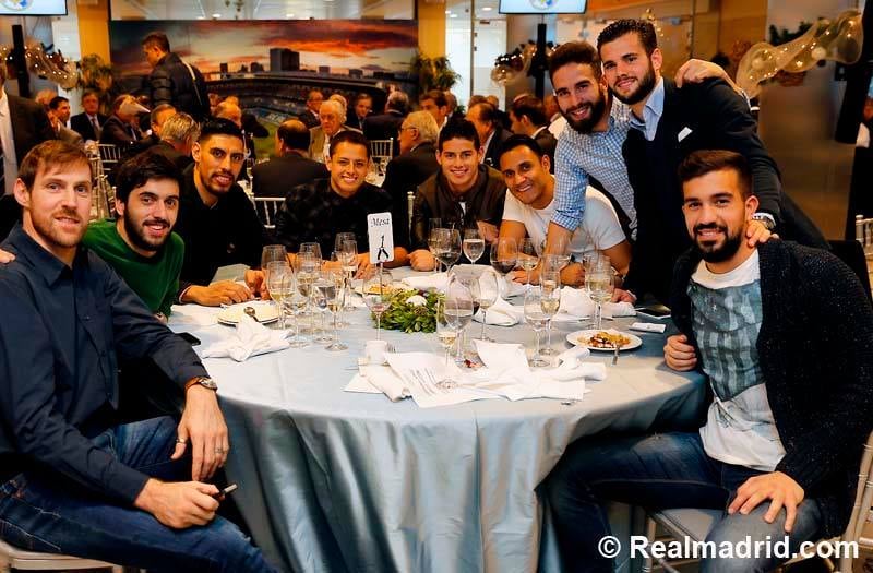 Os jogadores merengues mostraram que o ótimo momento do clube dentro de campo é reflexo do bom ambiente fora das quatro linhas 