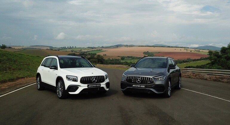 GLA e do GLB 35 são equipados com motor M260 2.0 turbo com torque de 40,7kgfm
