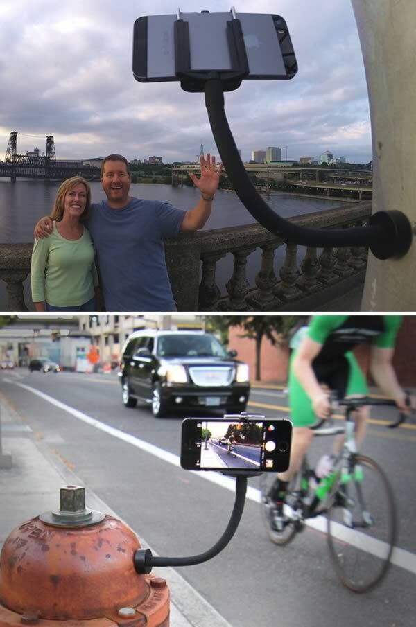 GripSnap

O último item da nossa lista é realmente muito legal! O GripSnap é um monopé magnético que fica parado em qualquer superfície de metal e mantém o smartphone preso enquanto você tira selfies 
 