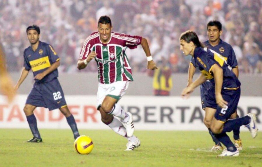 2008 - Semifinal da Libertadores. Fluminense classificado para a final.
Ida: Boca Juniors 2 x 2 Fluminense
Volta: Fluminense 3 x 1 Boca Juniors