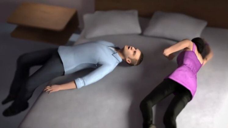 Em seguida, ouviram um disparo e realizaram uma nova ligação. Dessa vez, o homem atendeu e disse que estava discutindo com a companheira. Mas, depois que desligaram, um novo disparo foi ouvido. Cleiton matou a companheira e tirou a própria vida em seguida
