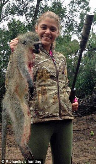 O passatempo dela já motivou uma petição online do site change.org intitulada "Expulsem Michaelka Fialova da África e retirem do Facebook a sua página que promove a caçada como algo glorioso a se fazer" 