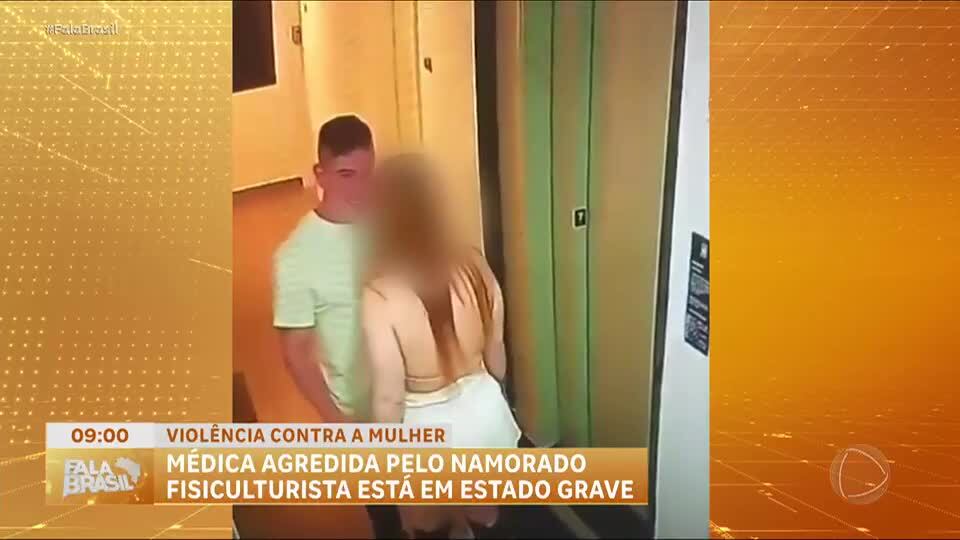 Médica agredida pelo namorado em São Paulo permanece internada