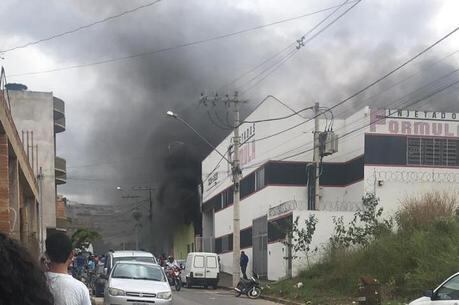 As causas do incêndio não foram reveladas