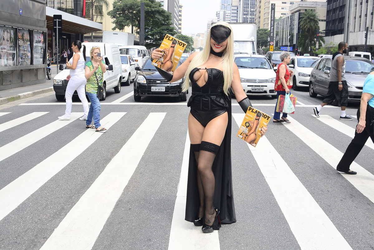 Beldade chamou a atenção nesta terça-feira (8), em São Paulo 