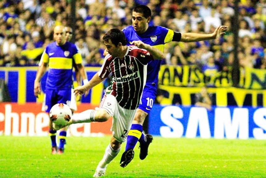 2012 - Quartas de final. Boca classificado para as semifinais
Ida: Boca Juniors 1 x 0 Fluminense
Volta: Fluminense 1 x 1 Boca Juniors