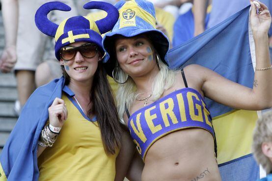 As musas suecas estão na estrada há anos, embelezando os estádios pelo mundo