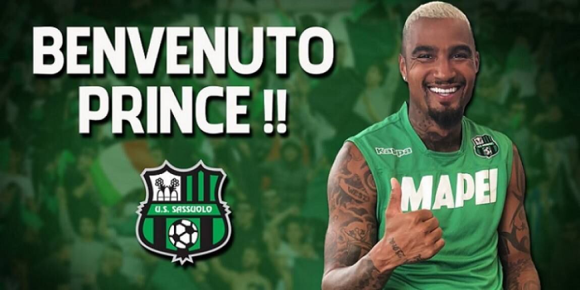 Com boa passagem no Calcio quando jogava pelo Milan, o meia ganês Kevin Prince Boateng retorna à Serie A, mas com a camisa do Sassuolo, que contratou o jogador por uma tempora
