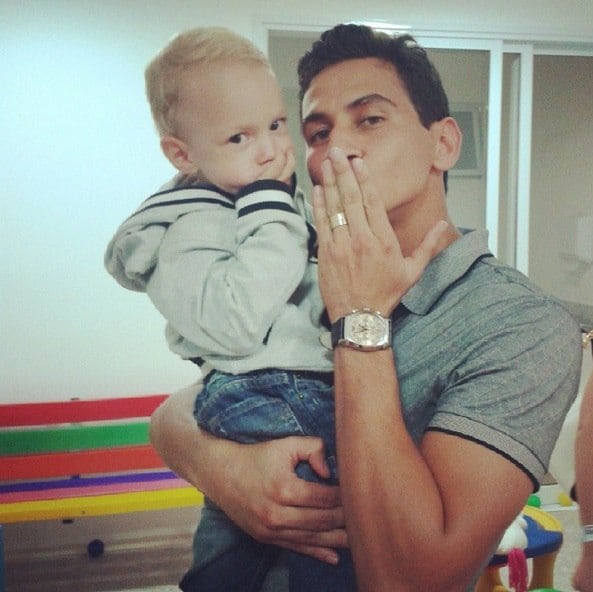 25. A loira também é amiga dos amigos do craque, como de Paulo Henrique Ganso, que é padrinho de Davi Lucca