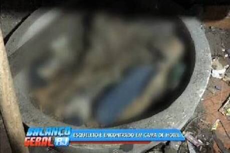 Esqueleto estava em quarto de hotel abandonado em Nilópolis