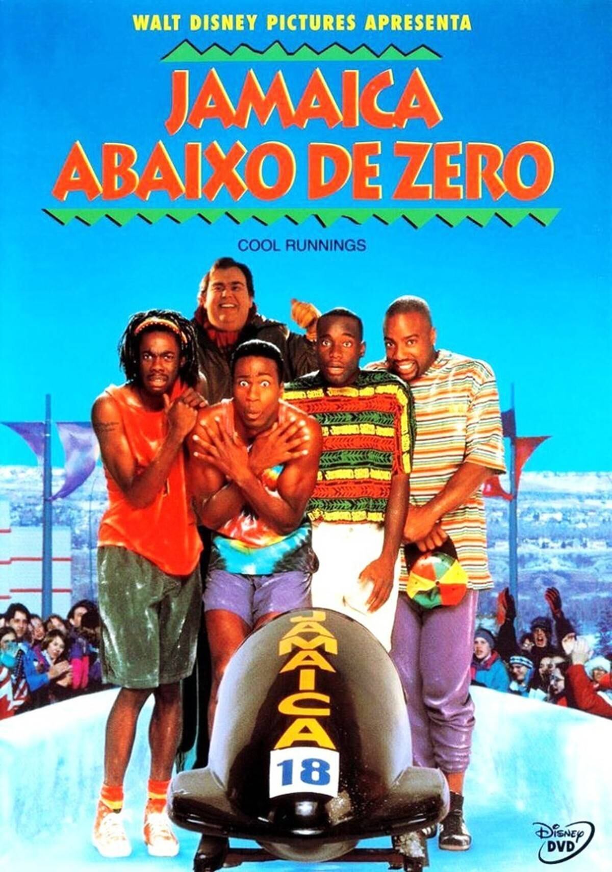 Jamaica abaixo de zero (1993) - "Quatro jamaicanos praticantes de bobsleigh sonham em competir nos Jogos Olímpicos de Inverno, apesar de nunca terem visto neve. Com a ajuda de um ex-campeão desonrado desesperado para se redimir, os jamaicanos decidem tentar a classificação para a seleção olímpica e buscar a glória"