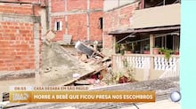 Bebê morre após desabamento de casa na zona norte de SP