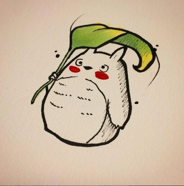 Totoro em uma versão mais minimalista