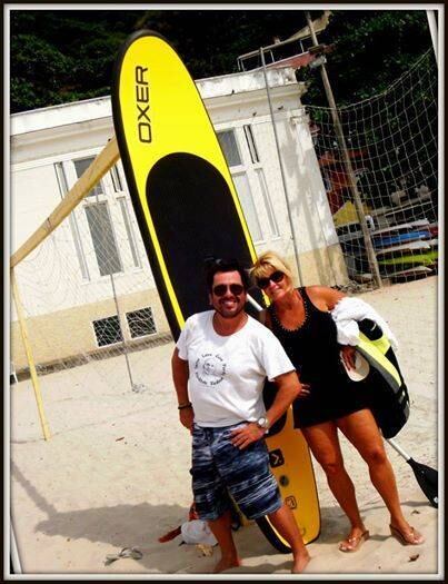 De acordo com sua assessoria de imprensa, Cida tem se dedicado à prática de esportes para manter o corpo em plena forma