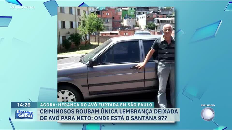 Criminosos roubam, em São Paulo, carro que era a única lembrança deixada por um avô ao neto