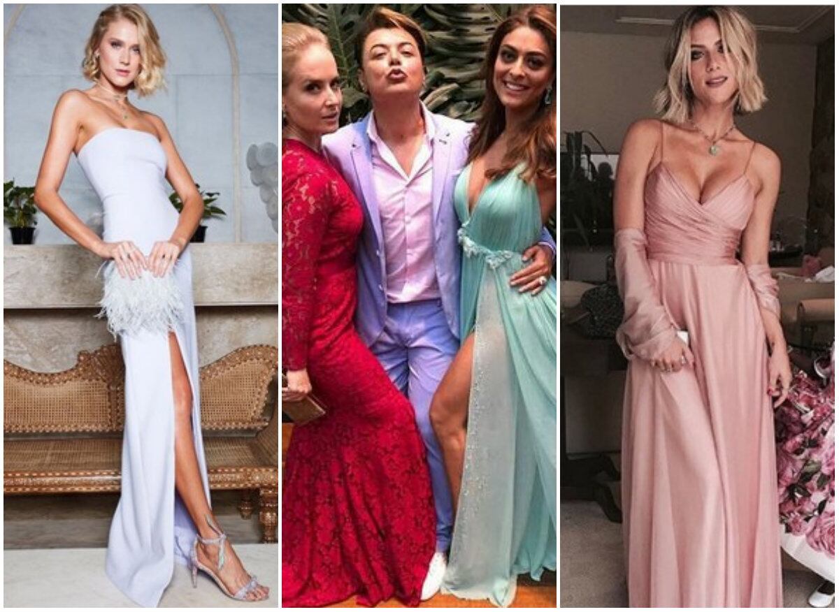 O casamento de Marina Ruy Barbosa com Alexandre Negrão, realizado no sábado (7), nos jardins da mansão da família do noivo, em Campinas, interior de São Paulo, serviu de passarela para celebridades mostrarem alguns de seus looks mais elegantes
