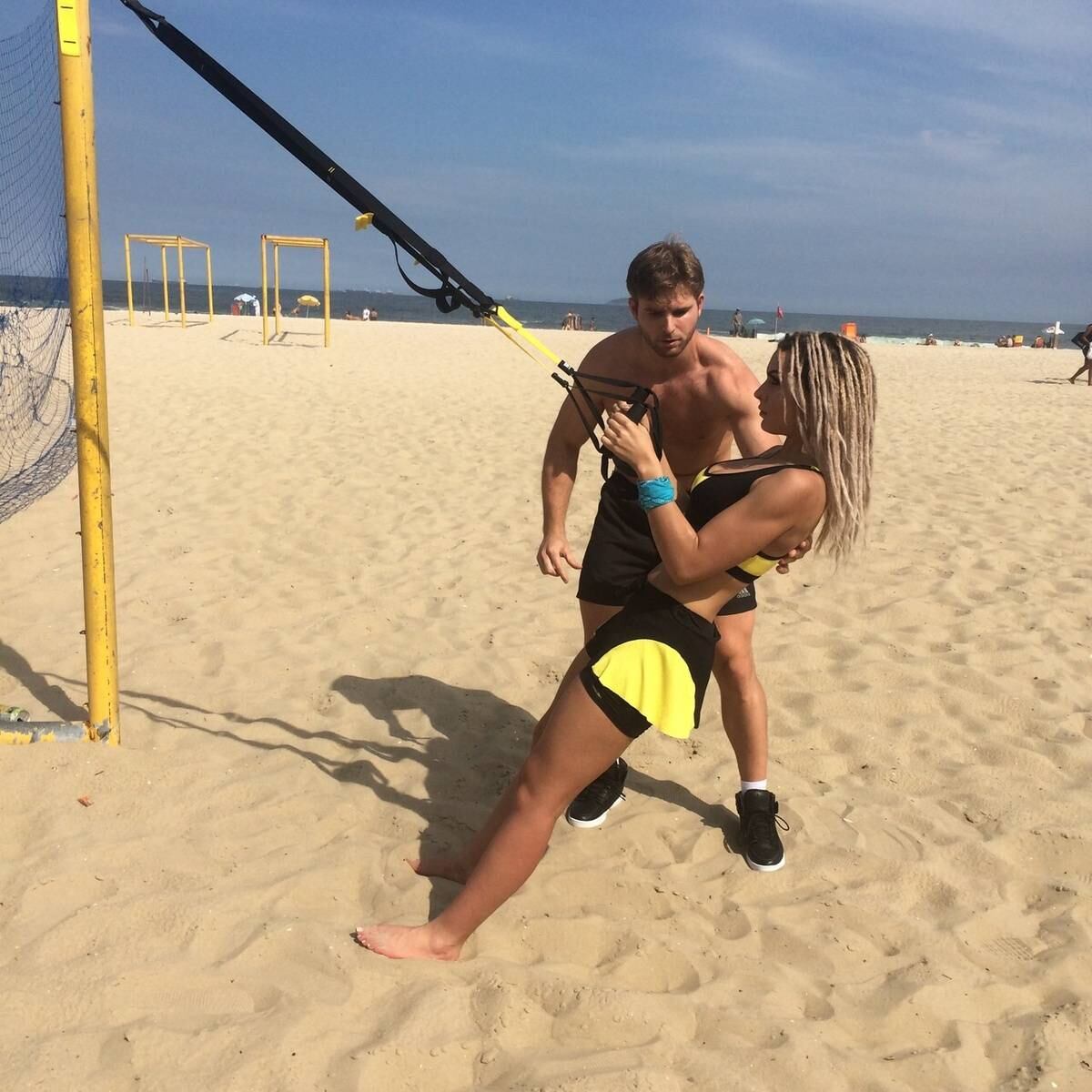 A Mendigata foi clicada na praia de Copacabana, no Rio de Janeiro