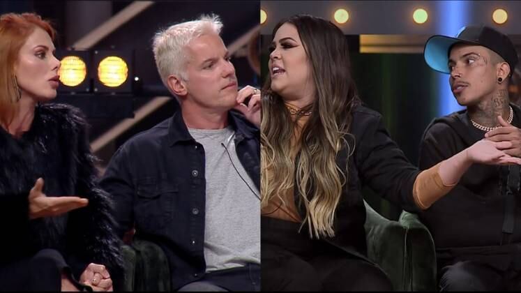 Logo no início da atividade, o clima ficou pesado entre os finalistas! Deborah e Bruno e Mari e Matheus protagonizaram uma nova discussão! O motivo? Eles assistiram ao último bate-boca que tiveram em um dos Jogos da Discórdia. Bruno explicou o início da confusão: "Eles começaram a nos atacar do nada", declarou. Já Mari discordou e expôs o seu ponto de vista: "A Deborah se faz de vítima desde o início"