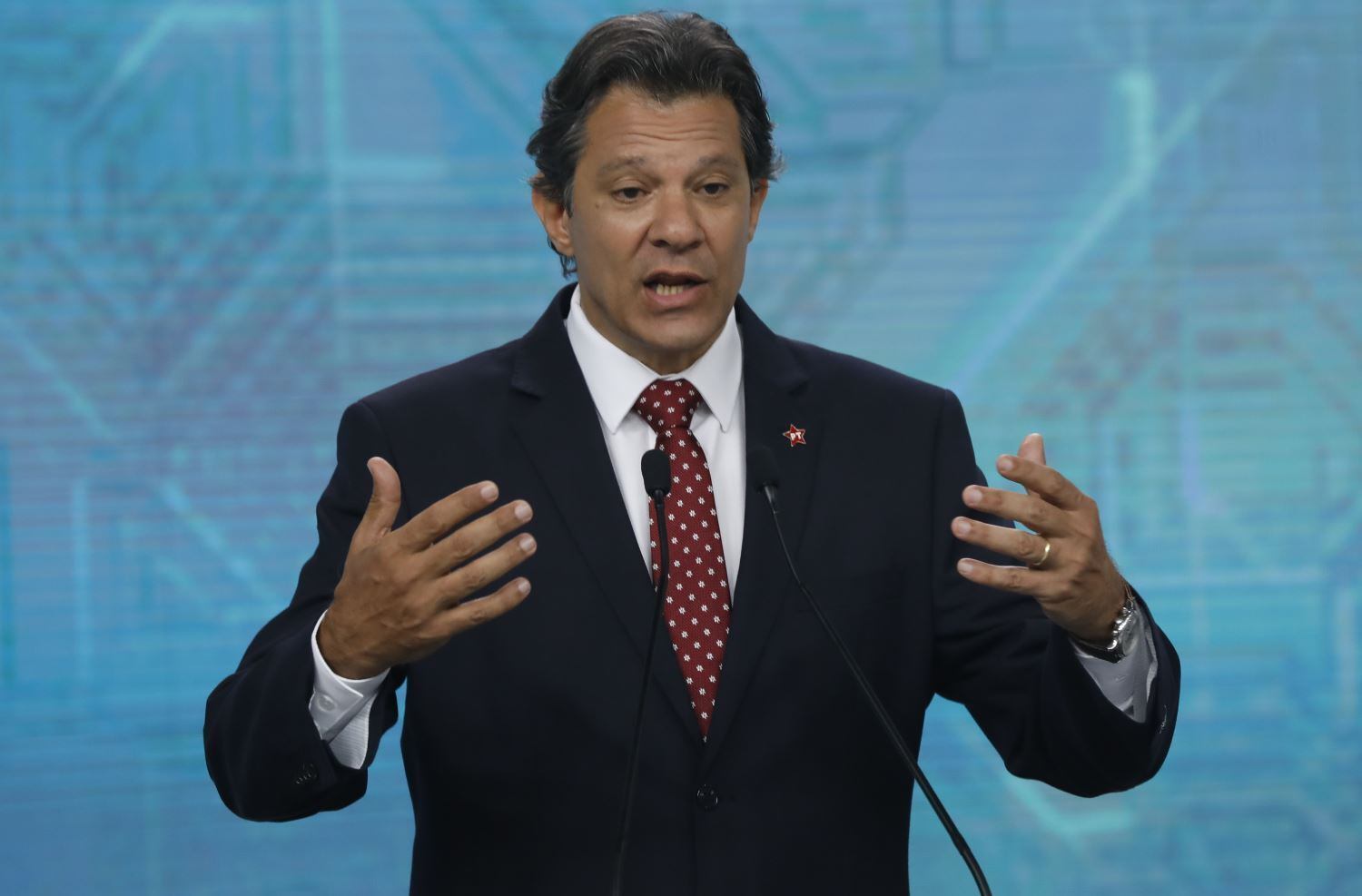 Fernando Haddad é o candidato do PT à Presidência