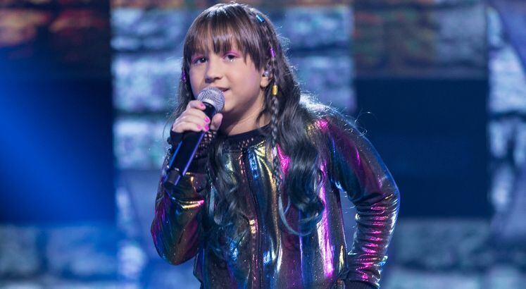 A santista Alice Lili, de 9 anos, escolheu I’m a Woman, de Emmy Meli e encantou todos os 100 jurados da competição