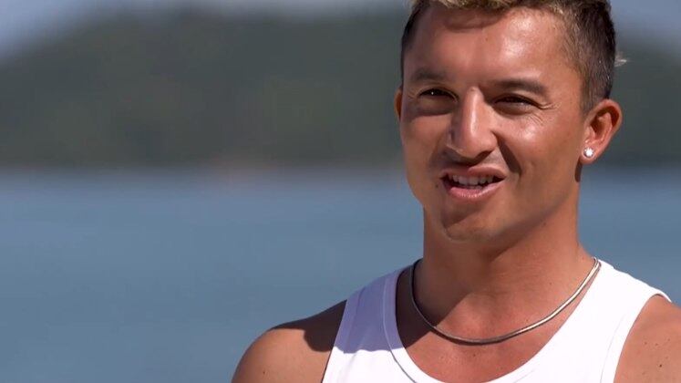 "Não tenho medo", afirma o surfista Nakagima, que já participou de outros realities e tem bagagem!