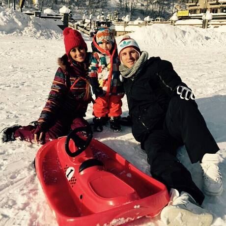 Messi gosta de viajar pelo mundo com a família nas férias...