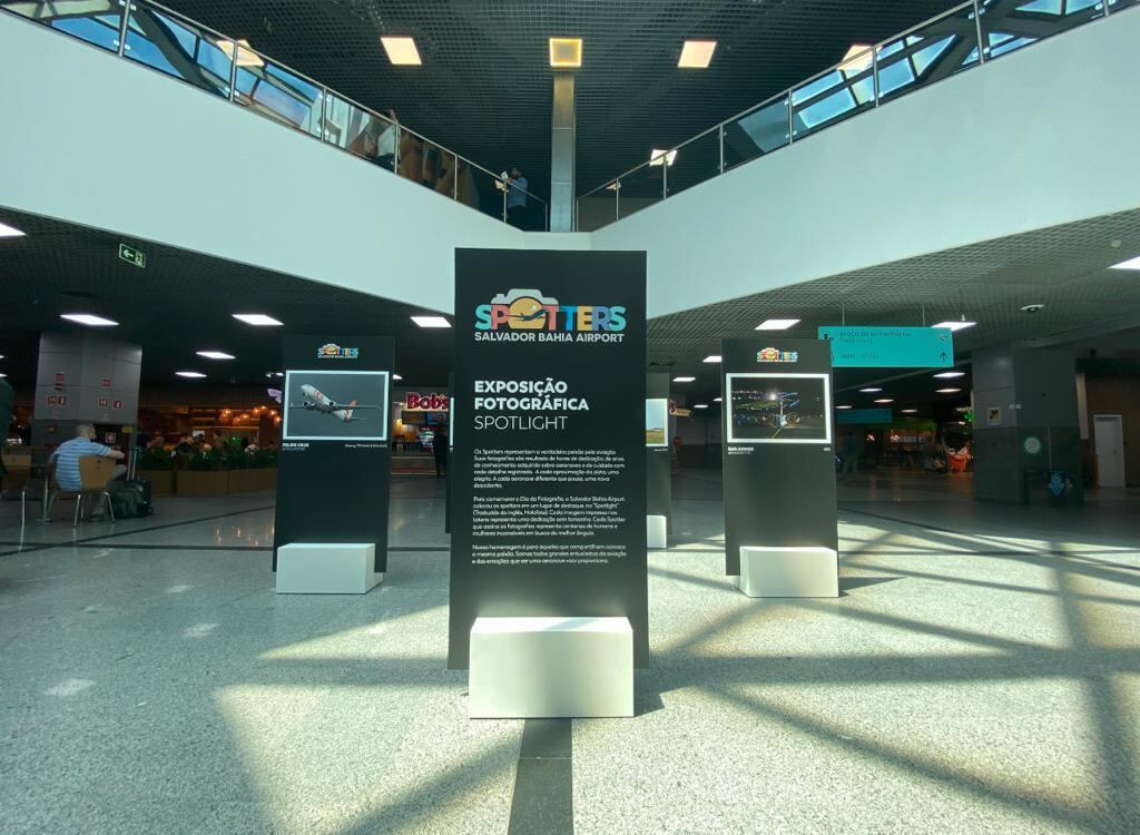 Exposição no Aeroporto de Salvador: homenagem aos spotters