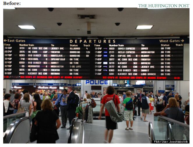 Penn Station - Antes

Cerca de 600 mil usuários passam por dia pela estação ferroviária Penn Station. O ambiente é escuro e úmido, o que gera várias críticas

