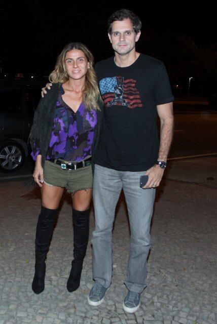 Giovanna Antonelli chegou acompanhada do marido, o diretor Leonardo Nogueira