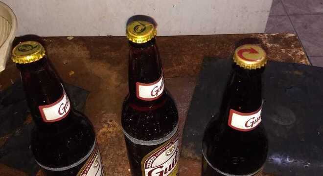 Suspeito trocava tampinhas e rótulos das cervejas