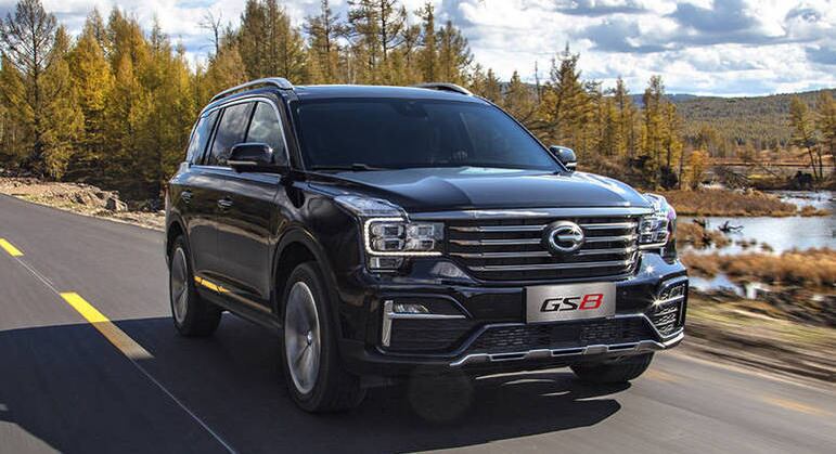 GAC vende SUV GS8 no mercado chinês