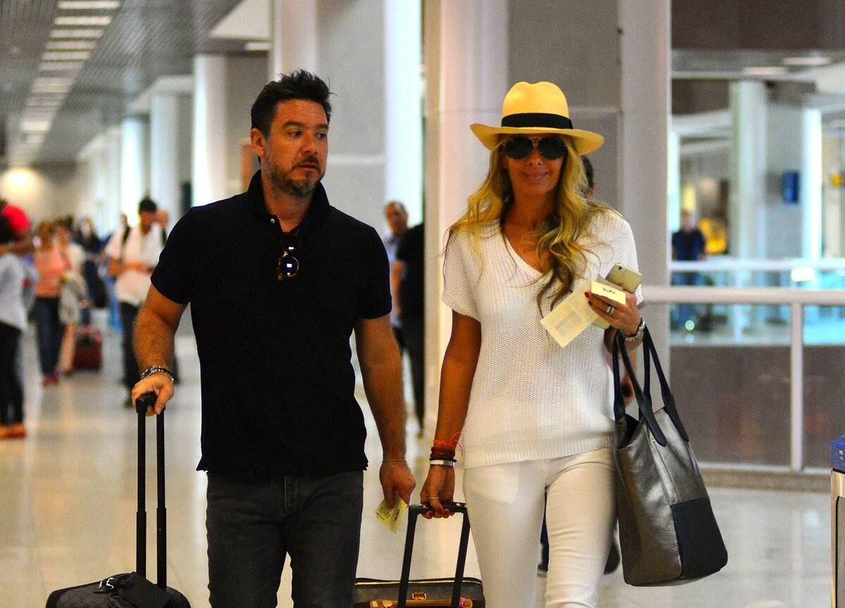 Famosos marcam presença no aeroporto Santos Dumont 