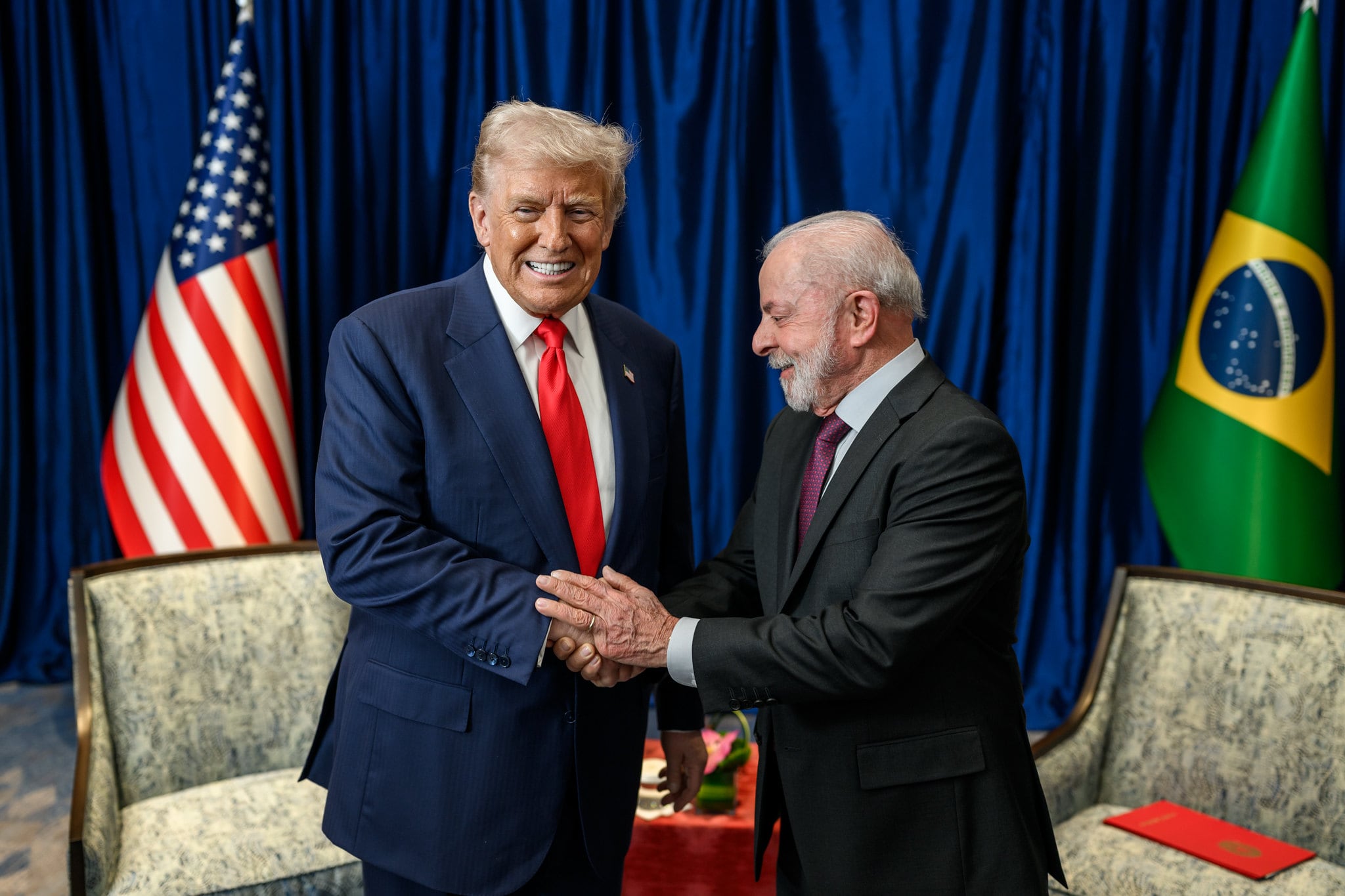 Trump e Lula se encontraram na Malásia
