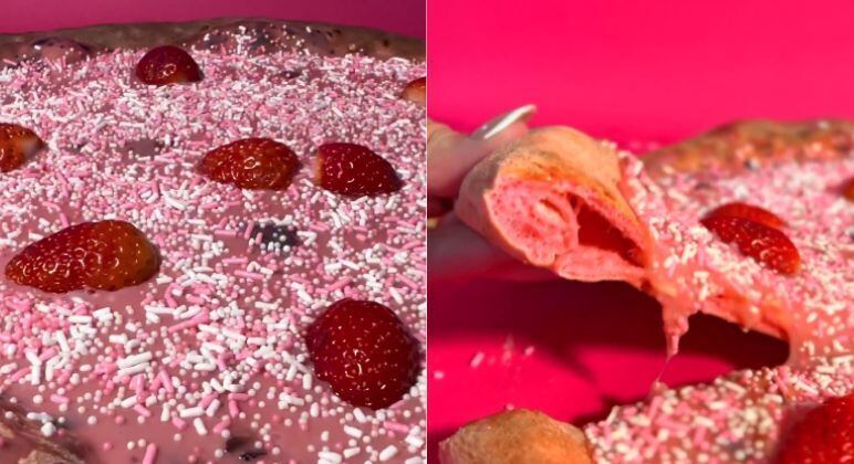 Pizza rosa