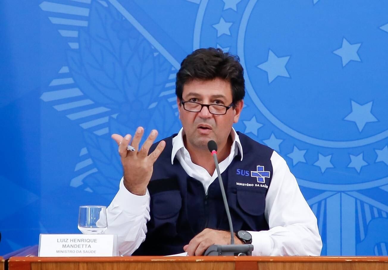 Ministro da Saúde pediu "maturidade" durante a pandemia de coronavírus