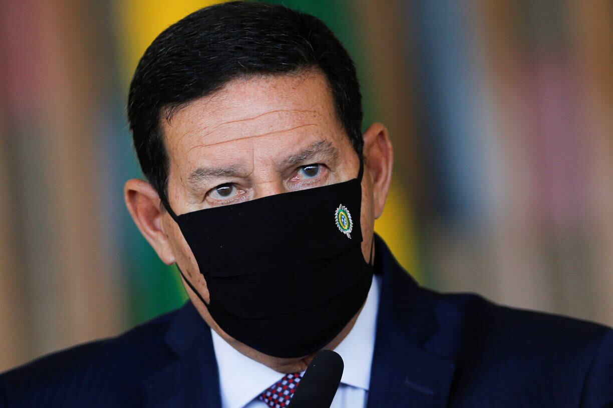 O vice-presidente, Hamilton Mourão