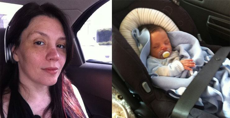 Simony volta ao batente com o pequeno Anthony