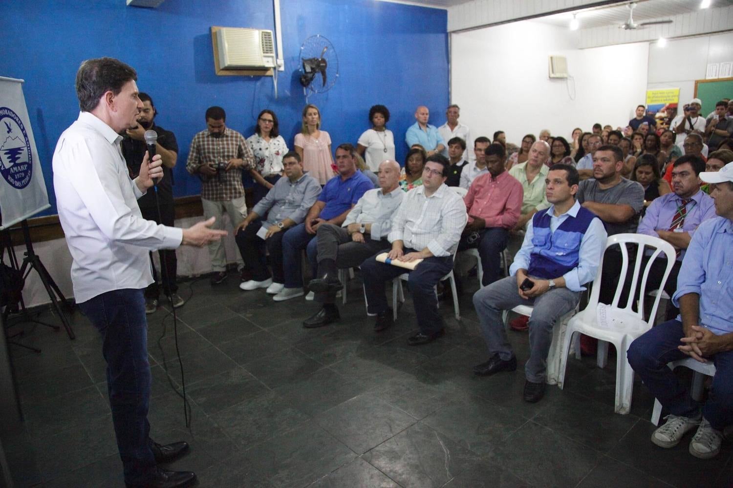 Prefeito visitou a Associação de Moradores de Rio das Pedras