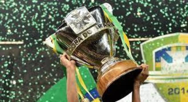 A taça da Copa do Brasil