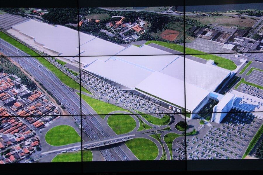 O Centro de Exposições Imigrantes está localizado na zona sul de SP