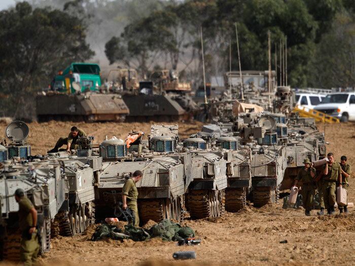 Tropas israelenses já estão mobilizadas na fronteira com a Faixa de Gaza