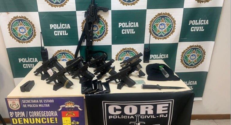 Operação prendeu chefe da milícia e apreendeu 11 armas de fogo