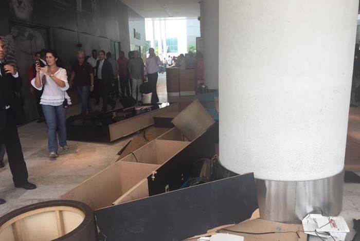 Local ficou devastado após o ataque