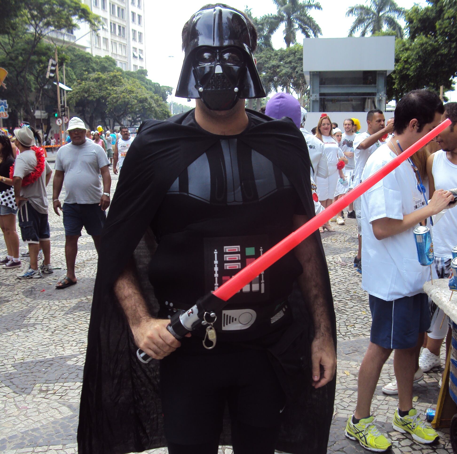 Até Darth Vader caiu na folia