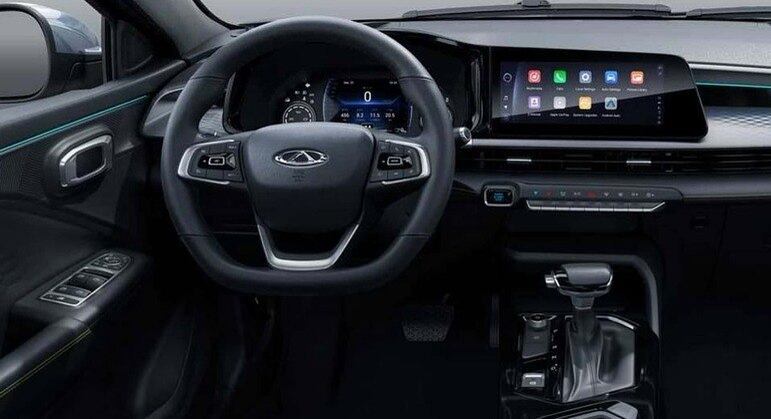 Central multimídia pode ter 10,25 polegadas com conexão com Android Auto e Apple CarPlay